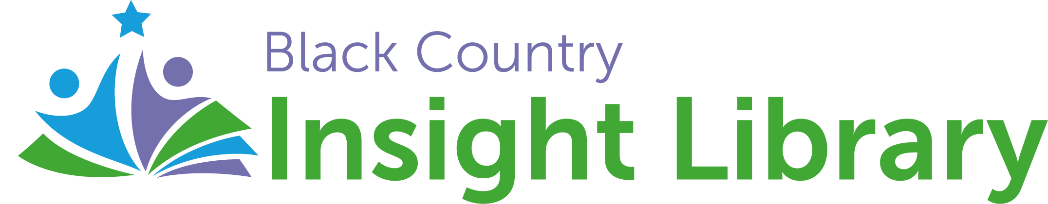 Grey and green logo to represent Insight Library